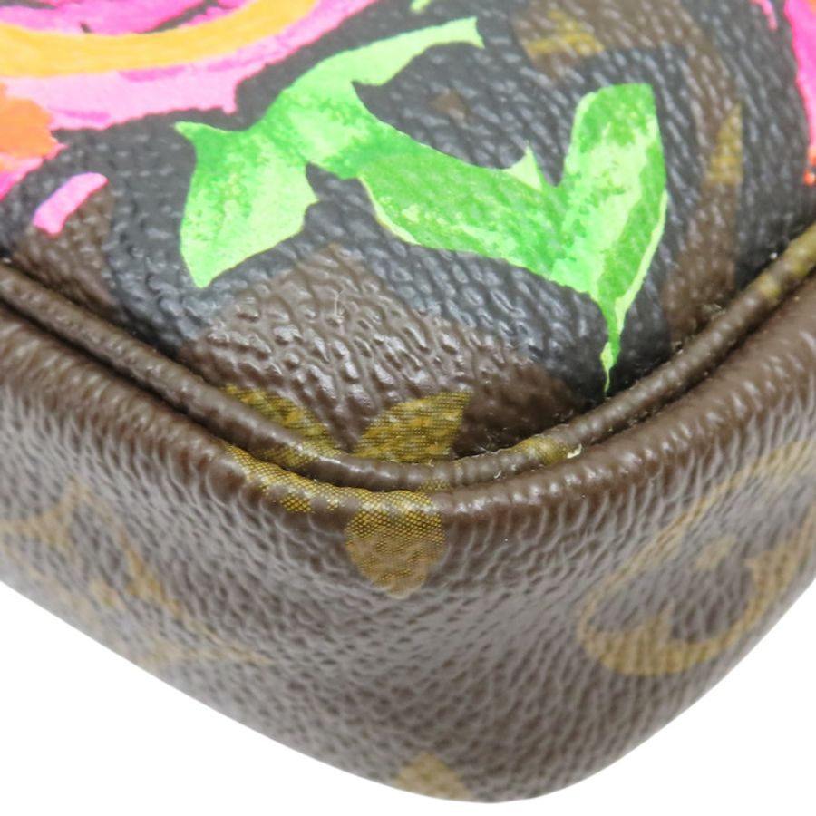 棕色 原花 玫瑰 PVC塗層帆布 肩背包【LOUIS VUITTON LV 路易威登】 M48615-11