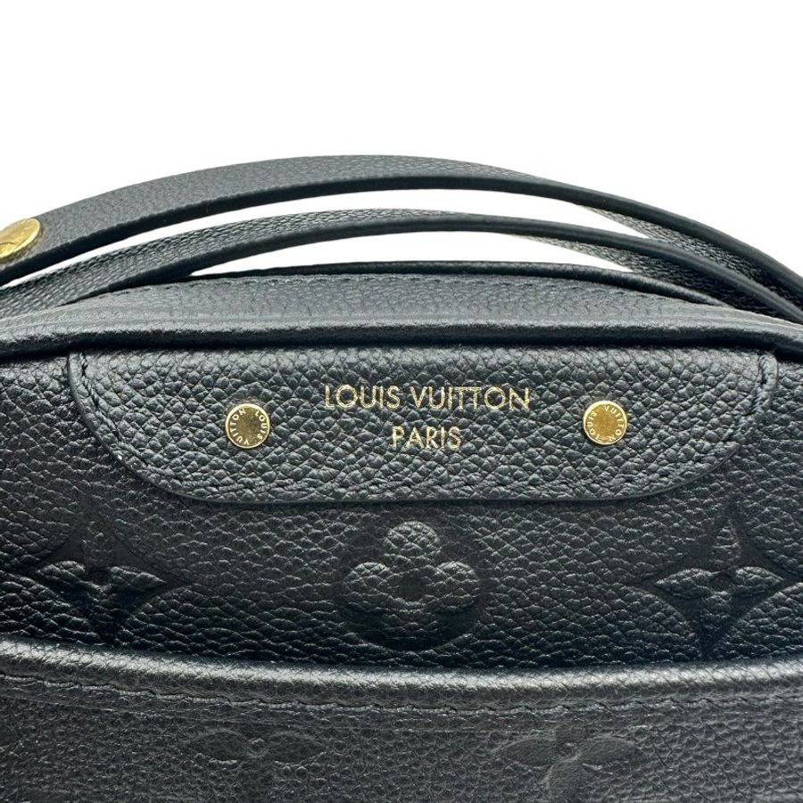 【美收精品】 Louis Vuitton 黑色壓紋肩背包 C-667【隔月月中將轉賣至日本 上架期限30天】-5