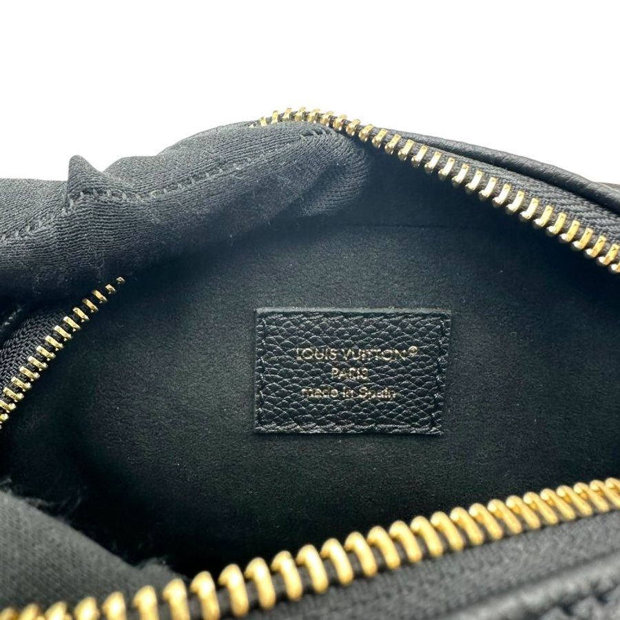 【美收精品】 Louis Vuitton 黑色壓紋肩背包 C-667【隔月月中將轉賣至日本 上架期限30天】-6