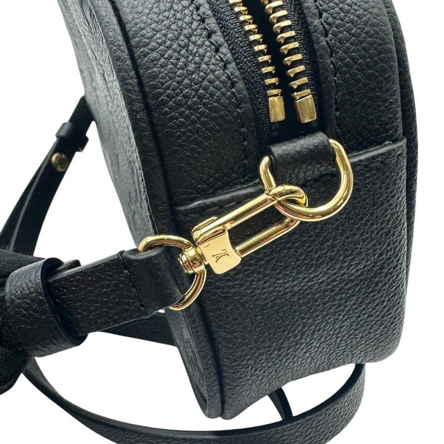 【美收精品】 Louis Vuitton 黑色壓紋肩背包 C-667【隔月月中將轉賣至日本 上架期限30天】-9