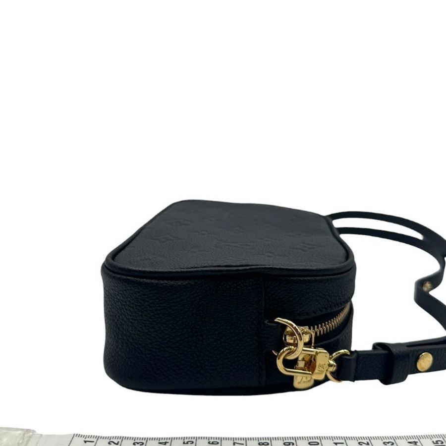 【美收精品】 Louis Vuitton 黑色壓紋肩背包 C-667【隔月月中將轉賣至日本 上架期限30天】-15