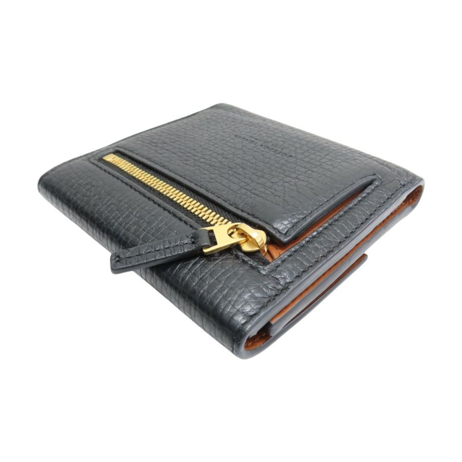 黑色 牛皮 三折短夾 576637【BOTTEGA VENETA 寶緹嘉】 576637-3