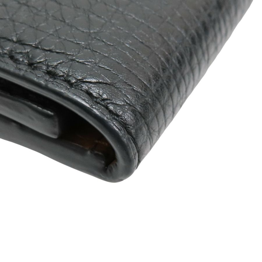 黑色 牛皮 三折短夾 576637【BOTTEGA VENETA 寶緹嘉】 576637-16