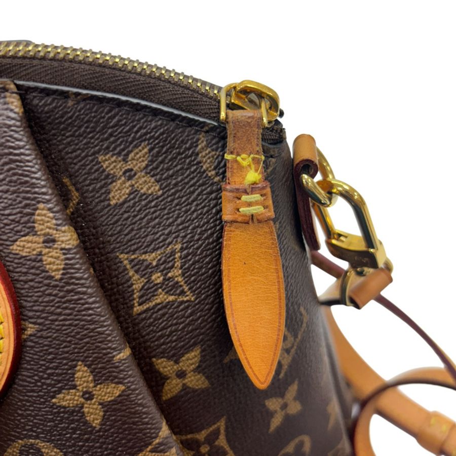 棕色 原花 帆布 Rivoli MM 肩背包 無鑰匙【LOUIS VUITTON LV 路易威登】 M44546-11