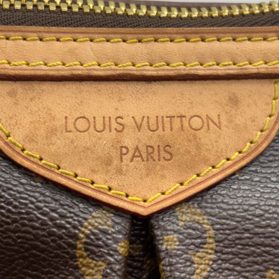 棕色 原花帆布 Palermo PM 兩用包 【LOUIS VUITTON LV 路易威登】 M40145-4