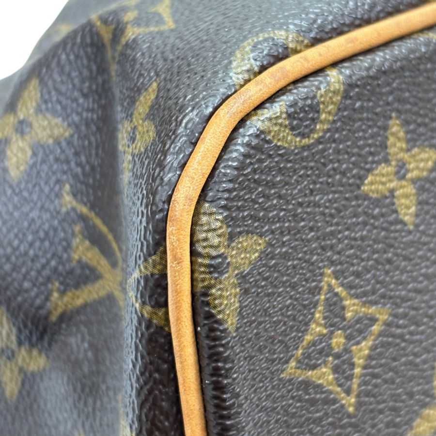 棕色 原花帆布 Palermo PM 兩用包 【LOUIS VUITTON LV 路易威登】 M40145-11