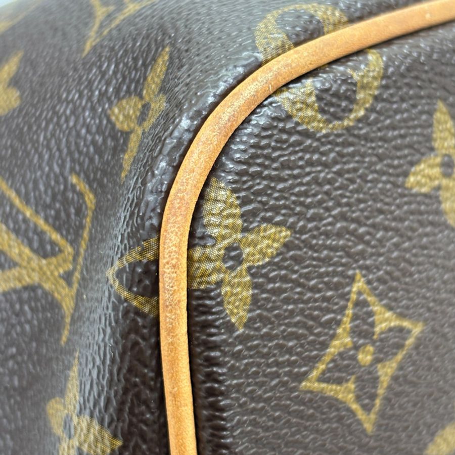棕色 原花帆布 Palermo PM 兩用包 【LOUIS VUITTON LV 路易威登】 M40145-13