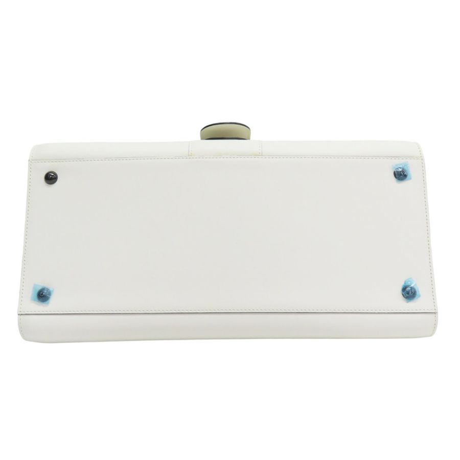 白色 牛皮 Brillant East West 兩用包【DELVAUX】-3