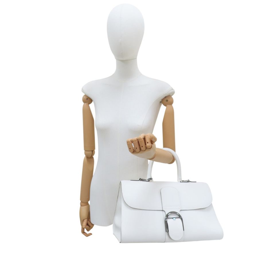 白色 牛皮 Brillant East West 兩用包【DELVAUX】-6