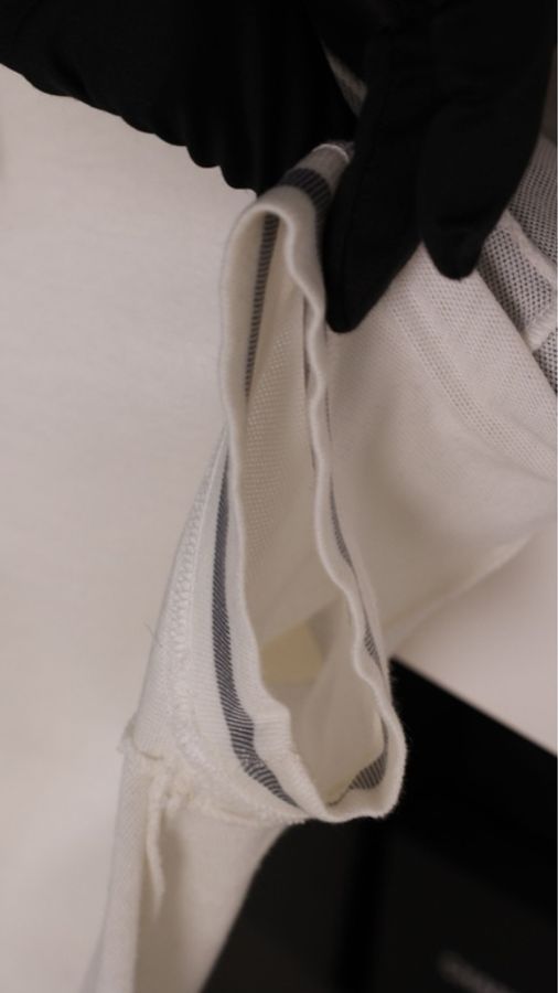 Chanel 06年运动方标系列白色圆领短袖上衣-24