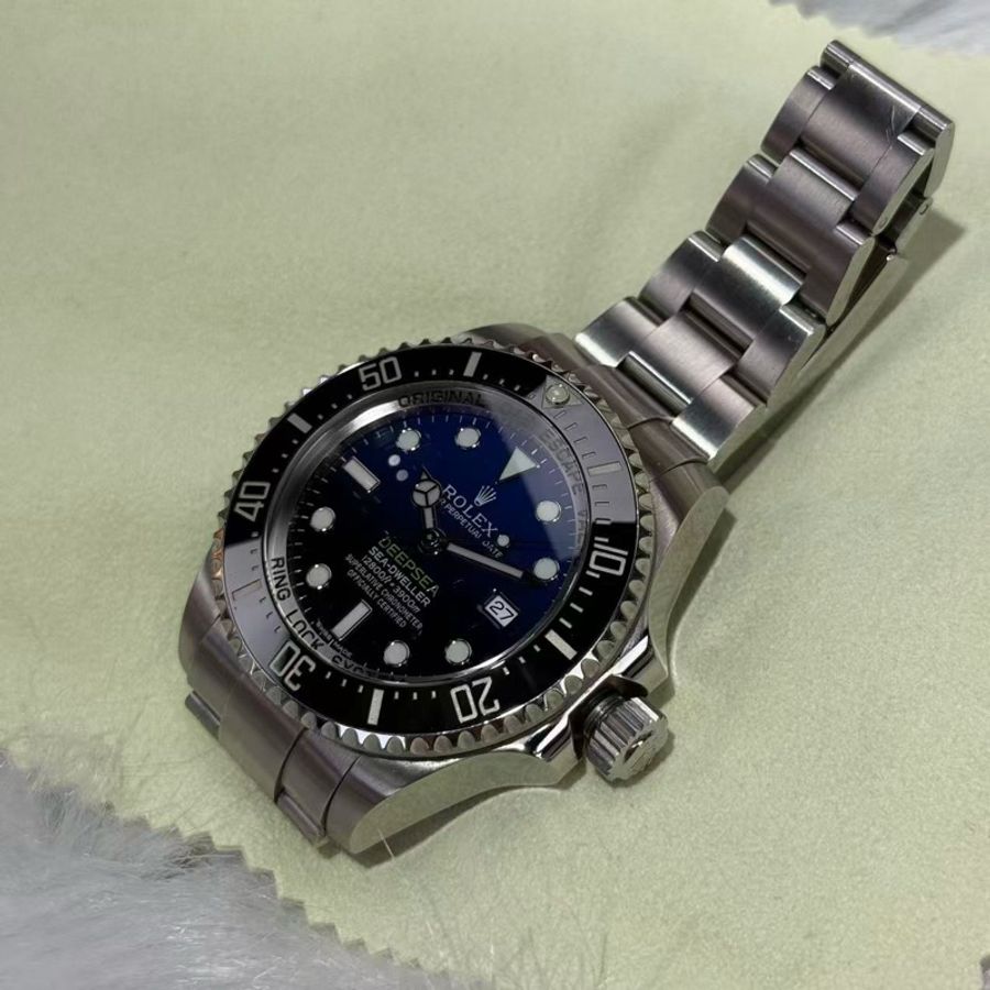 Rolex 勞力士 Sea-Dweller Deepsea 漸變藍面潛水錶 大鬼王Fullset-11