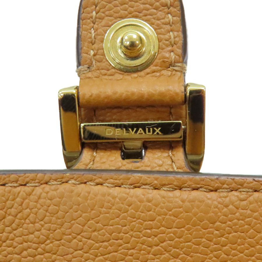 棕色 牛皮 Brillant card holder 卡夾 名片夾【Delvaux 德爾沃】-6