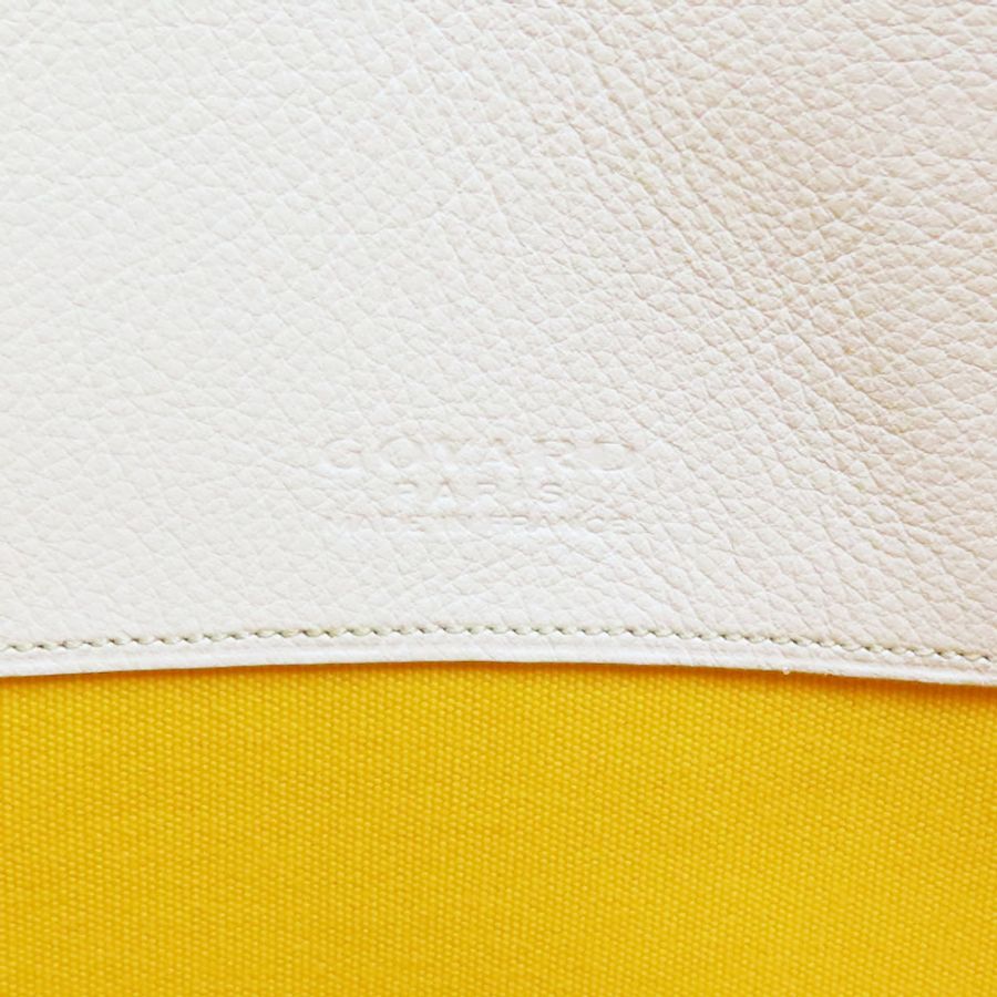 白色 Goyardine帆布 Senat Pouch GM 拉鍊手拿包【GOYARD 高雅德】-5