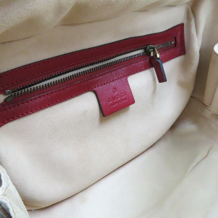 黑色 牛皮 GG Marmont 竹節 两用包【GUCCI 古馳】 602270-4