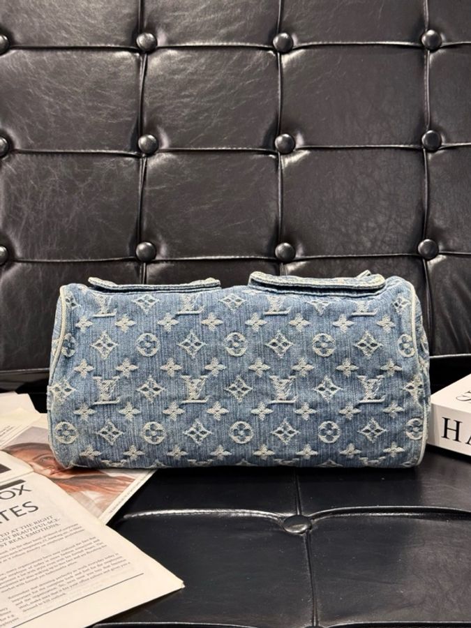 Louis Vuitton 路易威登 丹寧speedy 30 有鎖-5