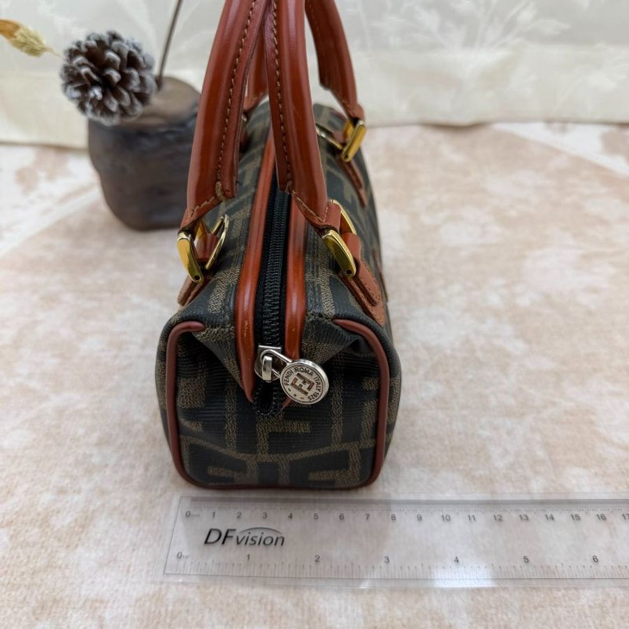 FENDI Mini Boston 迷你老花波士頓手提包-1