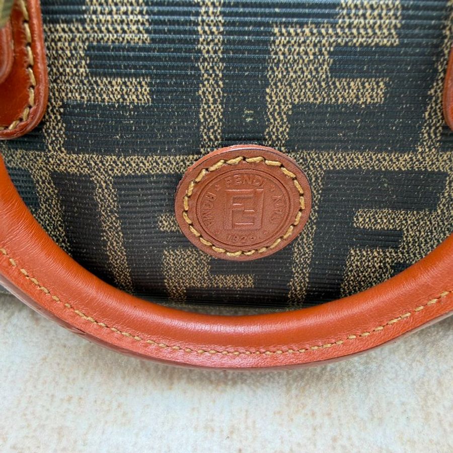 FENDI Mini Boston 迷你老花波士頓手提包-3
