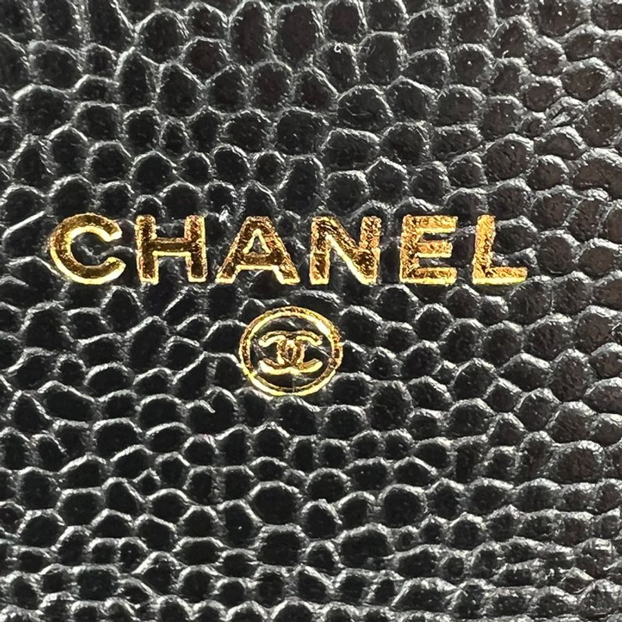 CHANEL 香奈兒 Classic Flap Card Holder 黑色金扣魚子醬牛皮|翻蓋卡夾 零錢包 卡片夾|晶片款 經典熱門 入門首選|KÉSH 凱仕精品-28