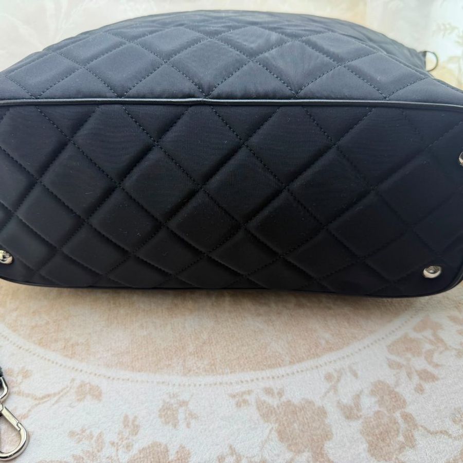 Prada 菱格尼龍托特包-2