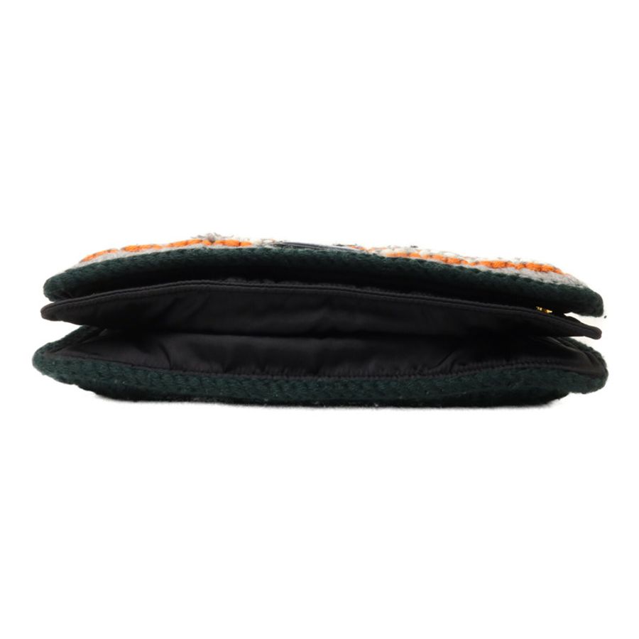 PRADA 羊毛/尼龍Shoulder Bag鏈帶肩背袋-3