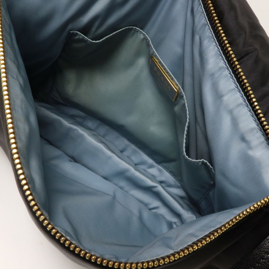 PRADA 羊毛/尼龍Shoulder Bag鏈帶肩背袋-4