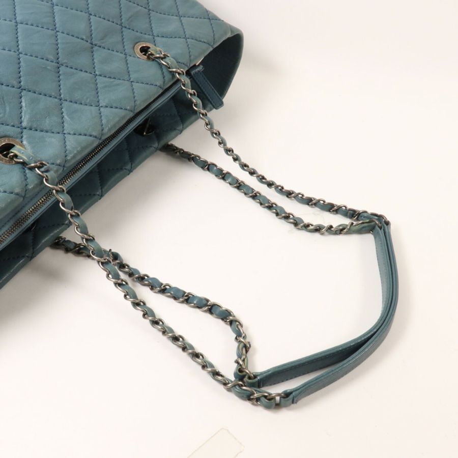 CHANEL 牛皮皮革Shoulder Bag鏈帶肩背袋-7