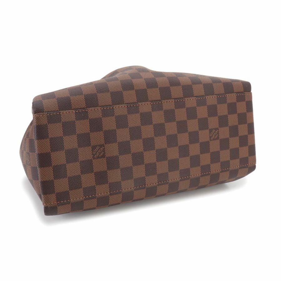 路易威登 Odeon MM Damier 兩用手提單肩包 Ebene 黑色 N45283 RFID 金色五金-3