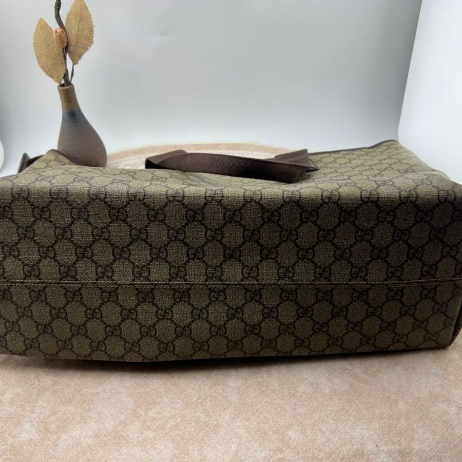 Gucci 經典雙 G 老花托特包-9