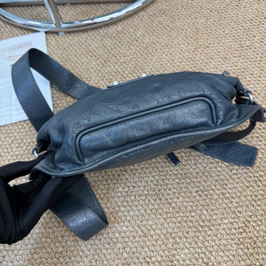 巴黎世家 Balenciaga灰色機車Arena Others腰胸包 男女均可-6