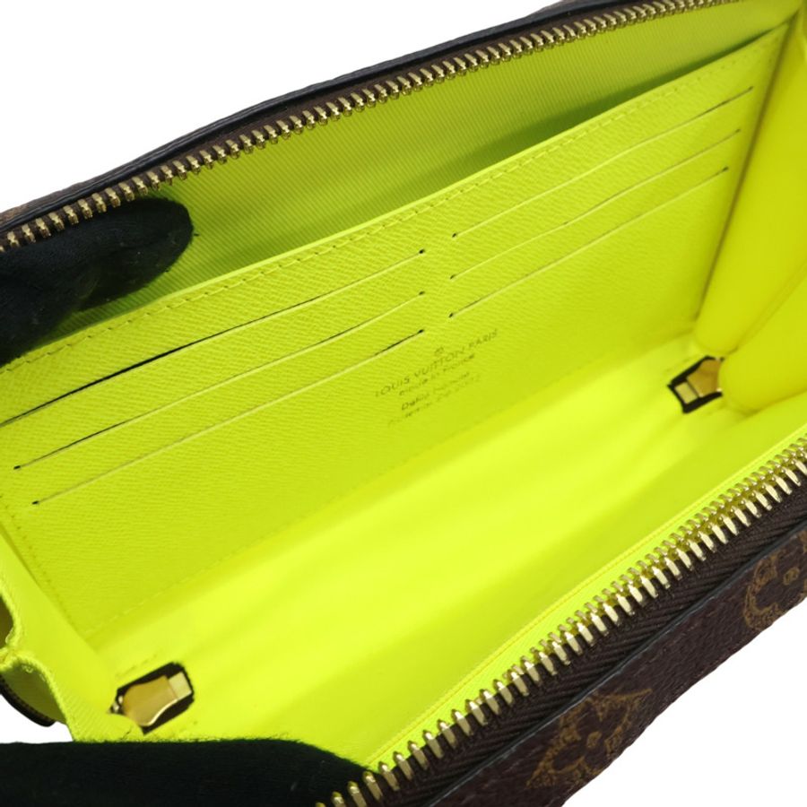 棕色 原花帆布 Soft Trunk wallet 肩背包【LOUIS VUITTON LV 路易威登】 M81246-4