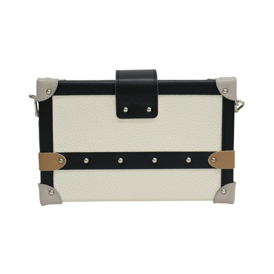 黑/白色 牛皮 PETITE MALLE 肩背包 M53786【LOUIS VUITTON LV 路易威登】 M53786-1