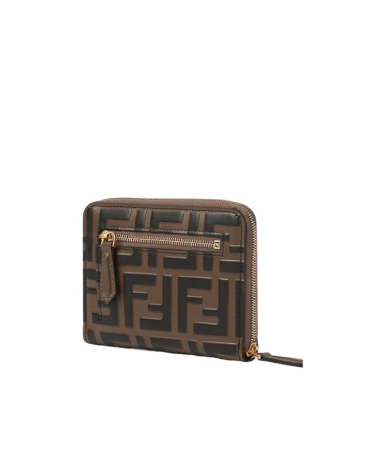 Fendi 女士 FF Diamonds 中號拉鍊錢包均碼碼9cm*2cm*12.5cm-2