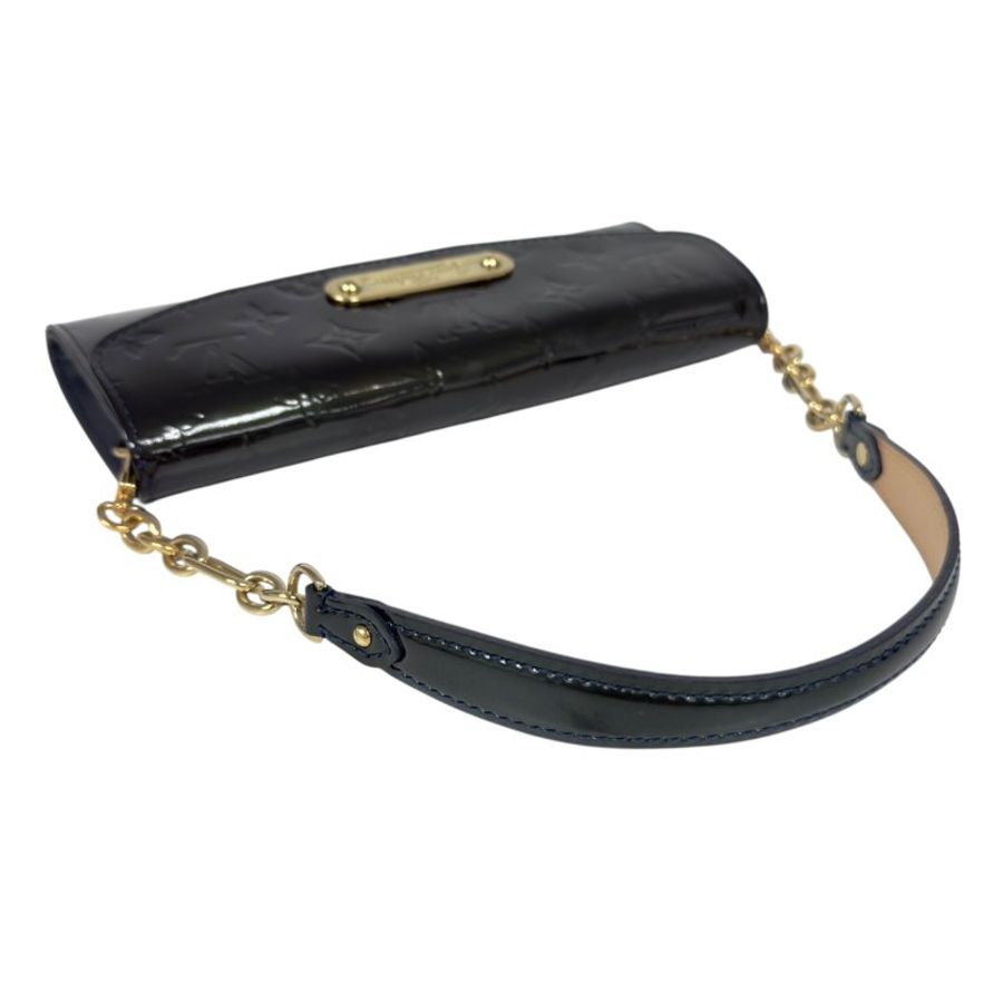 LOUIS VUITTON *自加鏈>原裝短鏈 + 無品牌鏈帶* Sunset Boulevard 漆皮 肩背包-16