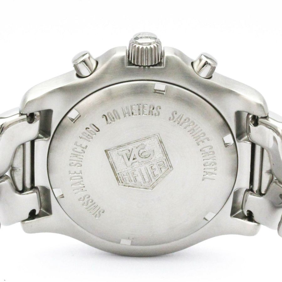 TAG HEUER 豪雅 Link 計時碼錶 精鋼石英男錶 CT1112 拋光-5