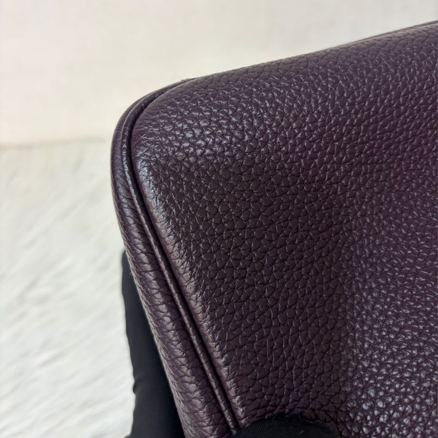 HERMES LINDY 26❗️超美葡萄紫 金釦 肩背包 手提包 LINDY 26-8