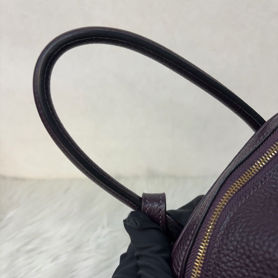 HERMES LINDY 26❗️超美葡萄紫 金釦 肩背包 手提包 LINDY 26-26