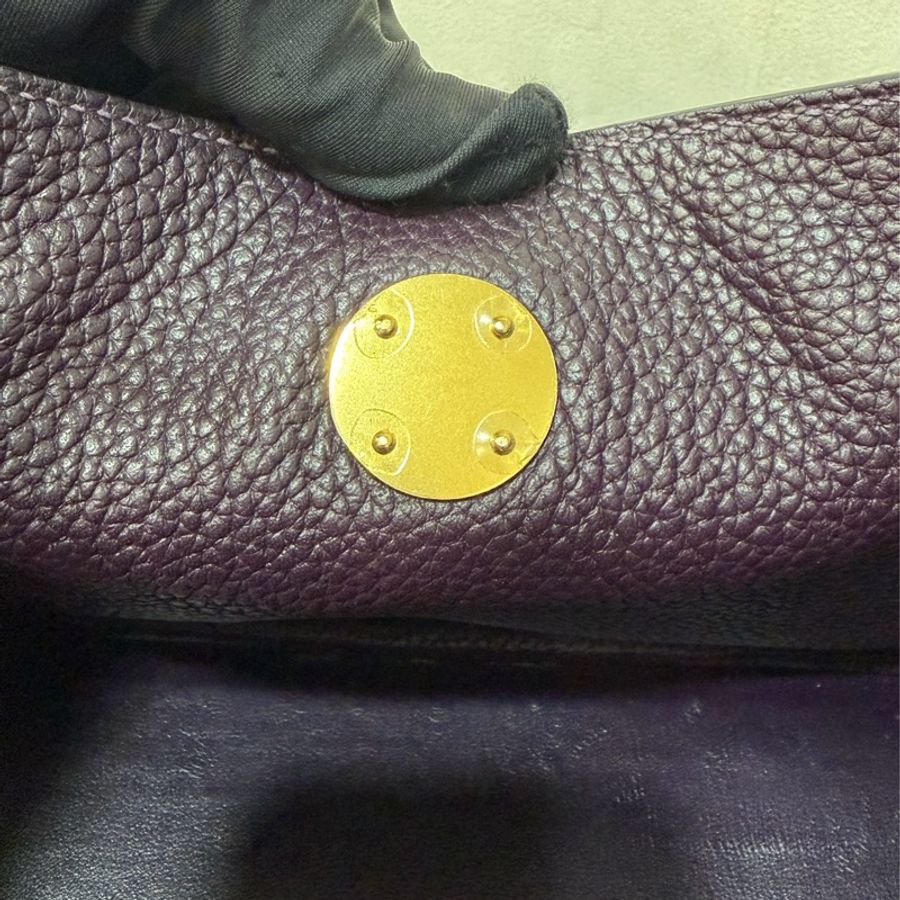 HERMES LINDY 26❗️超美葡萄紫 金釦 肩背包 手提包 LINDY 26-51