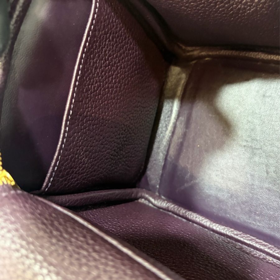 HERMES LINDY 26❗️超美葡萄紫 金釦 肩背包 手提包 LINDY 26-53