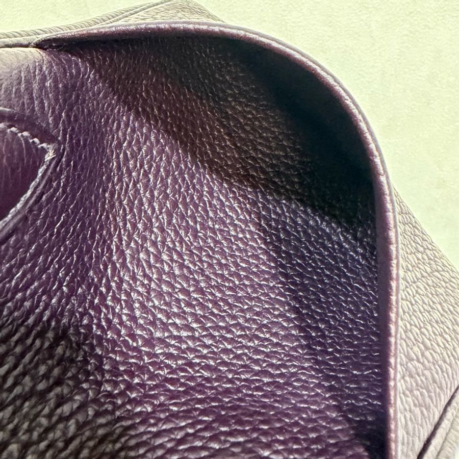 HERMES LINDY 26❗️超美葡萄紫 金釦 肩背包 手提包 LINDY 26-64