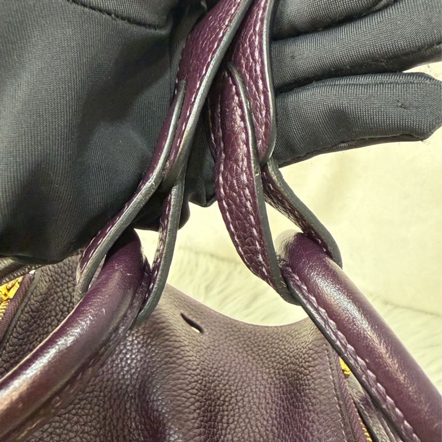 HERMES LINDY 26❗️超美葡萄紫 金釦 肩背包 手提包 LINDY 26-69