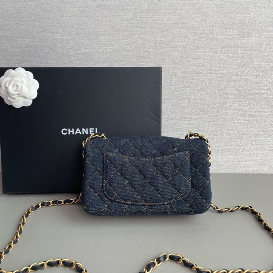 💎Chanel香奈兒｜25C牛仔cf大mini｜99新-4