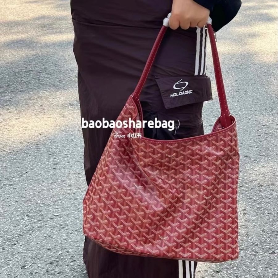 ✨Goyard|紅色經典老花滿印單肩包|98新-1