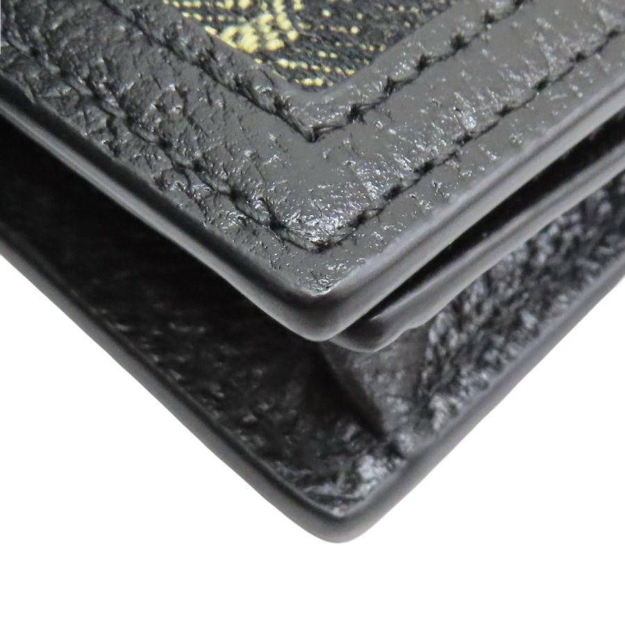 黑色 帆布 Gucci Jackie 1961 三折短夾【GUCCI 古馳】 645536-10