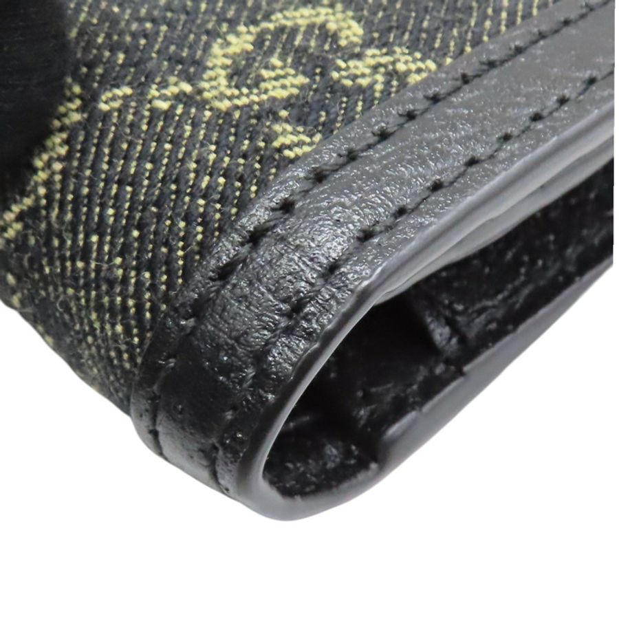 黑色 帆布 Gucci Jackie 1961 三折短夾【GUCCI 古馳】 645536-11