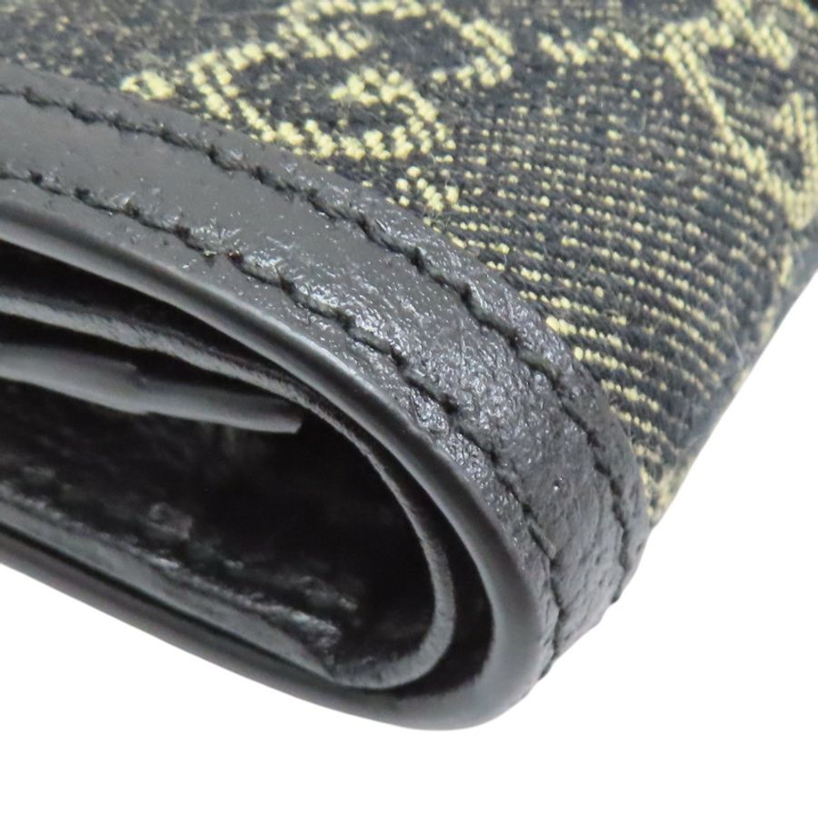 黑色 帆布 Gucci Jackie 1961 三折短夾【GUCCI 古馳】 645536-12