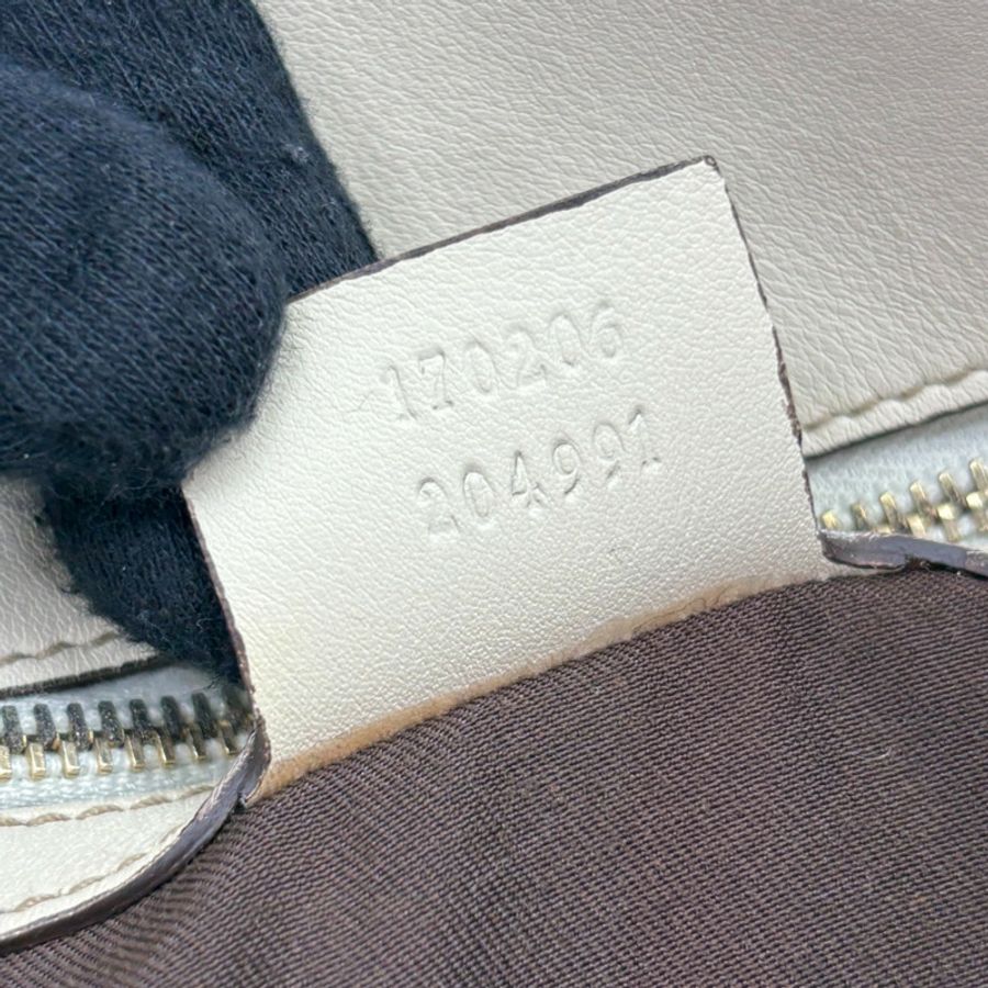 白色 牛皮 Peggy Braided 肩背包【GUCCI 古馳】 170206-7