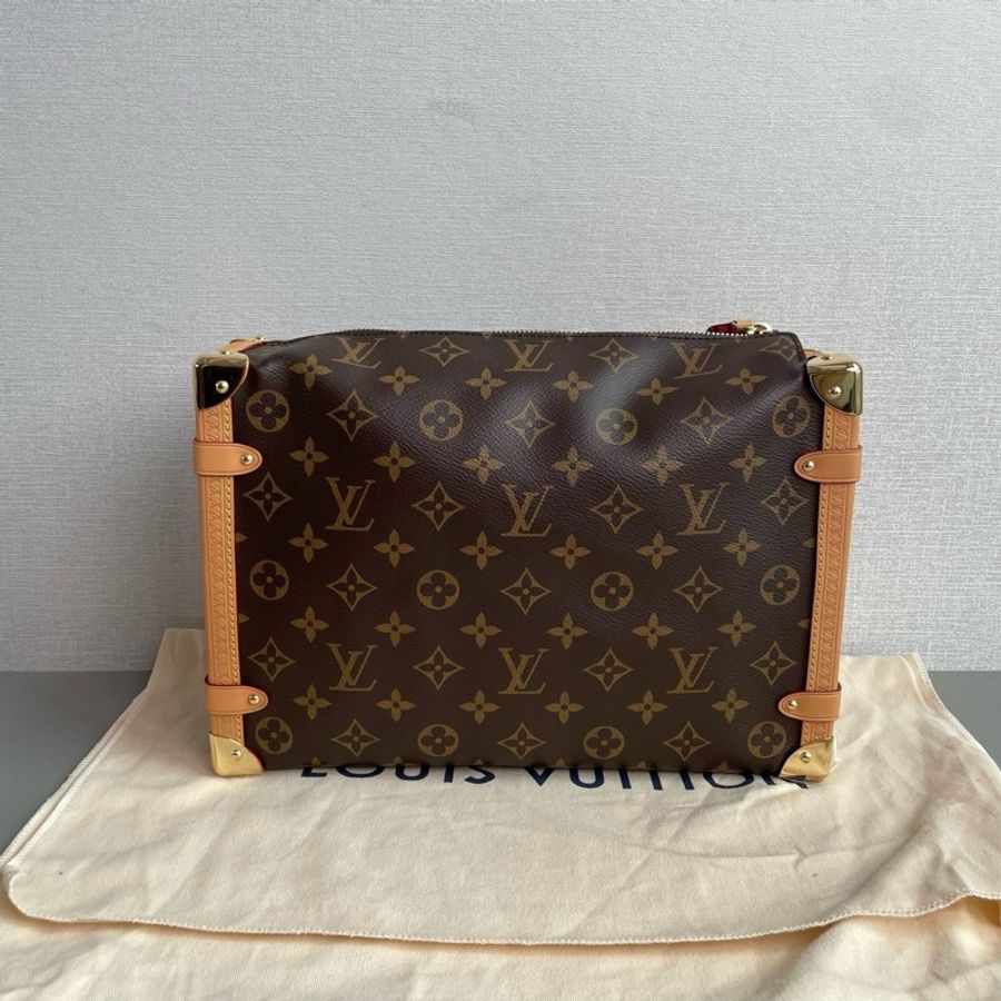 👜LV路易威登|side trunk谷愛凌盒子包|大號|芯片款99新-4