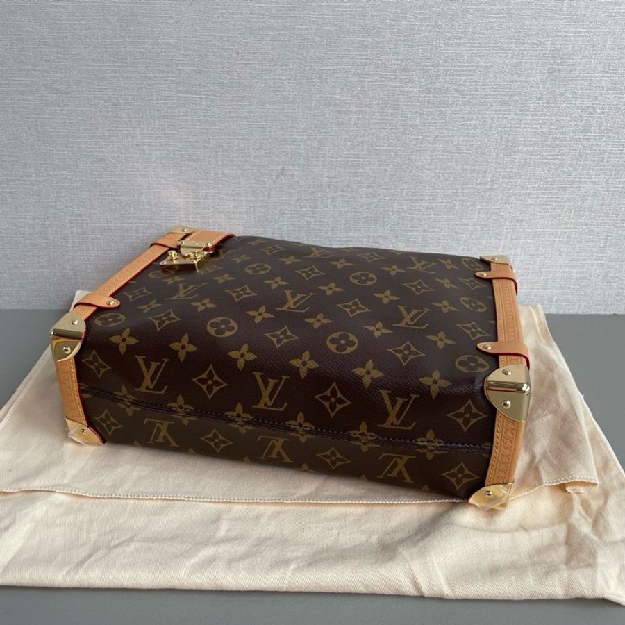 👜LV路易威登|side trunk谷愛凌盒子包|大號|芯片款99新-6