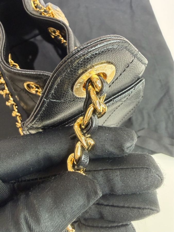CHANEL|25bag mini 黑金-9