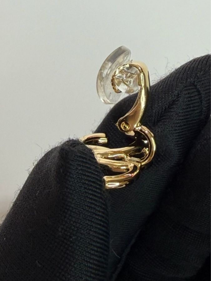 CHANEL｜26S 雙C耳夾-7